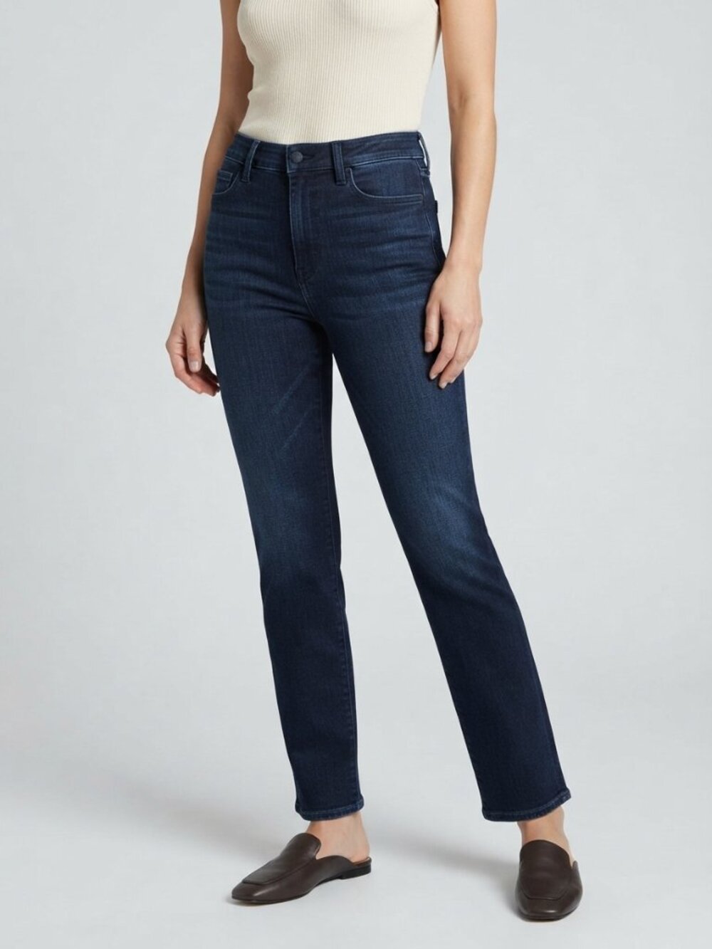 Liverpool Los Angeles High Rise Straight Jeans 28 Dark Wash NWT